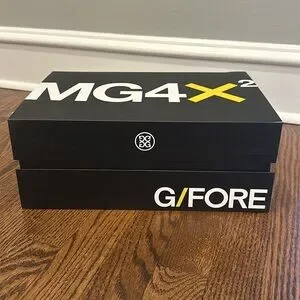G/FORE | Shoes | Gfore Empty Black White Yellow Mg4x Golf Shoe Box ...